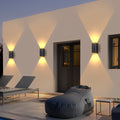 Rectangular Waterproof Up and Down Lights LED Modern Wall Sconce Lighting