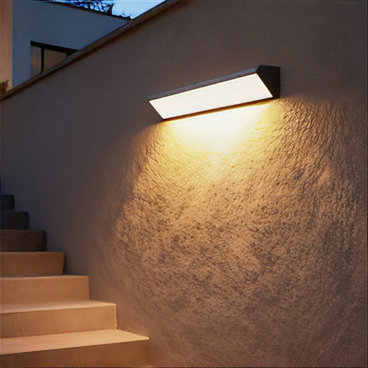 Solar Waterproof Outdoor LED Strip Lights Porch Light Exterior Wall Lights