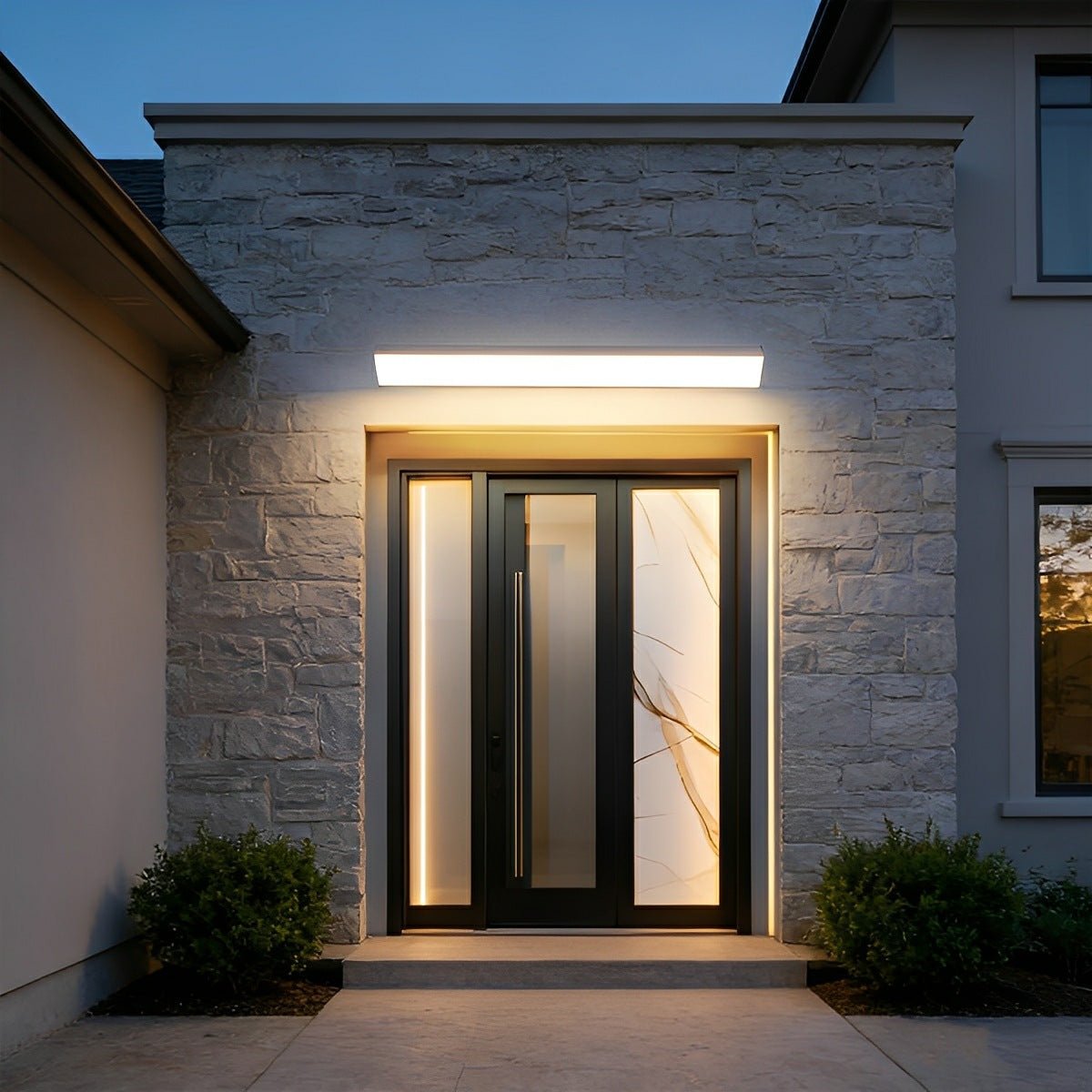 Solar Waterproof Outdoor LED Strip Lights Porch Light Exterior Wall Lights